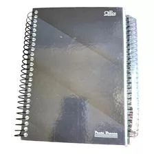 Caderno Escolar 1/4 Capa Dura Sortida Com 200fls-kit 3un