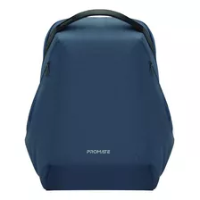 Mochila Notebook Antirobo 13 Usb Promate Defender Diginet Color Azul. Diseño De La Tela N/a