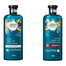 Combo Herbal Essenses Argan Oil Shampoo Y Acondicionador