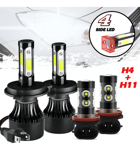 Kit Faros Auto Led 16000lm Csp Para Suzuki Luz Alta Y Baja