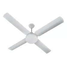 Ventilador De Techo Luz 5 Vel Chapa Blanco M.3301 Env.gratis