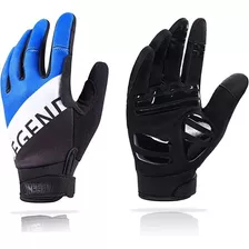 Guantes Aegend Térmicos P/ Bicicleta, Moto, Gym - Azul