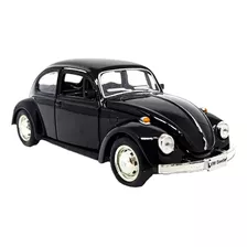 Carrinho De Ferro Fusca Clássico 1/32 Miniatura Coleção