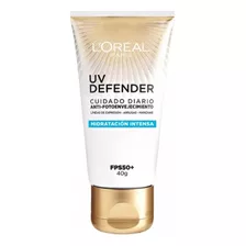 Uv Defender Protector Solar L'oréal Paris Hidratación Intens