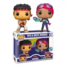 Funko Pop! Games: Fortnite - Ryu And Brite Bomber 2 Pack