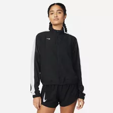 Campera Para Mujer Nike Drifit Swoosh Run Negra