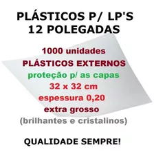 1000 Plásticos 0,20 Extra Grosso P/ Capa De Lp Discos Vinil