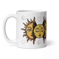 Caneca Bruxinha Bruxa Sol E Lua Cristal Com Caixinha