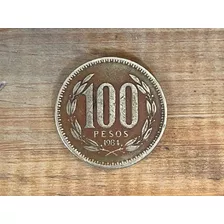 Monedas De 100 Pesos Chile, Año 1984