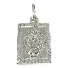 Dije Medalla Virgen De Luján Plata 900 (d93)