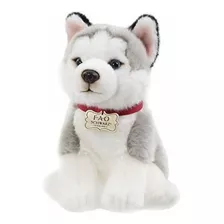 Fao Schwarz Juguete De Peluche Cachorro Disquete Husky 10 Pu