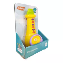 Mini Saxofon Musical Ok Baby Con Sonido Y Mordillo