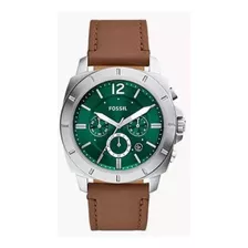 Reloj Fossil Bq2821 Verde Para Caballero 45 Mm