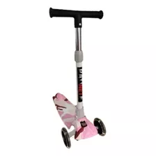 Patinete Infantil Divertido Dobrável 3 Rodas 40kg Camuflado