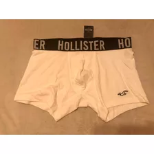 Boxer Blanco De Algodón Hollister Importado