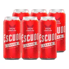 Pack 6 Cervezas Escudo Rojo 470 Ml