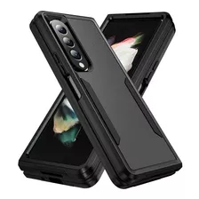 Capa Case Hibrida Anti-shock Para Samsung Galaxy Fold 4 5g Cor Preto Para Z Fold 4 5g