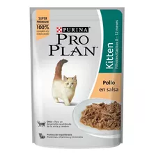 Alimento Pro Plan Optistart Kitten Para Gato De Temprana Edad Sabor Pollo En Salsa En Sobre De 85g