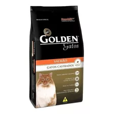 Golden Premium Alimento Especial Castrados Para Gato Adulto Sabor Salmão Em Sacola De 10.1kg