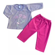 Conjunto Buzo 2 Piezas De Micropolar Para Niña 