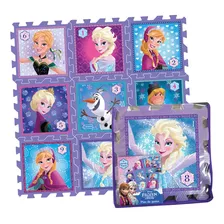 Piso De Goma Eva Frozen Con Rayuela