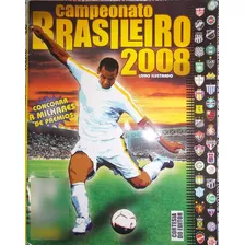 Álbum Livro Ilustra Campeonato Brasileiro 2008 Panini Vazio