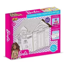 Casinha Para Montar E Pintar Da Barbie Fun Divirta Se F00871