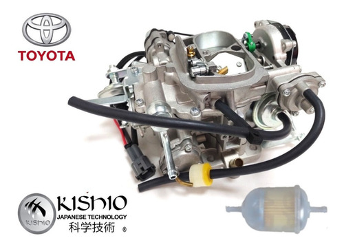 Carburador 2 Gargantas Y Filtro Toyota Pickup 22r 2.2l 80-90 Foto 6