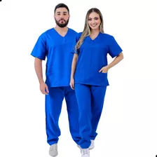 Conjunto De Pijama Cirúrgico Scrub Mais 1 Calça Grátis 