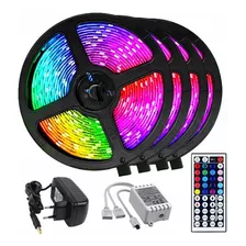 Kit De Tira De Luz Led Rgb De 20 Metros Para Dormitorio