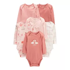 Kit Body Carters Menino 7 Peças Manga Longa