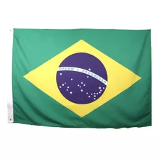 Bandeira Do Brasil Oficial Dupla Face (1,28 X 0,90)