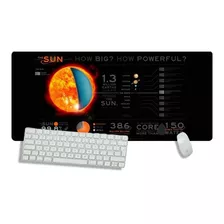 Pad Mouse Gamer 90 X 40cm Diseño The Sun