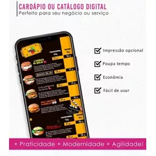 Cardápio/catálogo Digital E Interativo