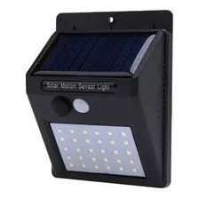 Luminária 30 Leds Com Sensor De Presença Arandela Solar + Nf