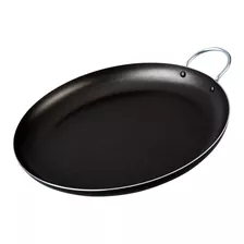 Comaleta Negro Cinsa De Aluminio Con Antiadherente, 26 Cm