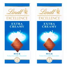 Chocolate Lindt Excellence Extra Creamy 100gr. X2