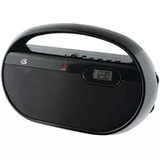 Gpx, Inc. R602b Radio Am / Fm Portátil Con Reloj Digital Y E