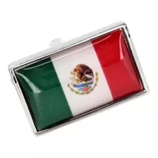 Thot Ra Mancuernillas Bandera Mexico Acero Camisa E-271