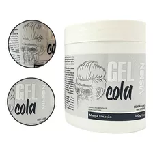 Gel Cola Vision Incolor 500g Gel De Cabelo Mega Fixação