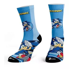 Meias Sonic The Hedgehog Super Nintendo Meias Divertidas 1un
