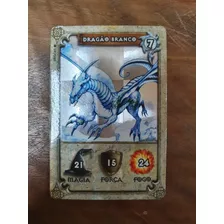 Card Raro - Dragão Branco - Coleção Dracomania 