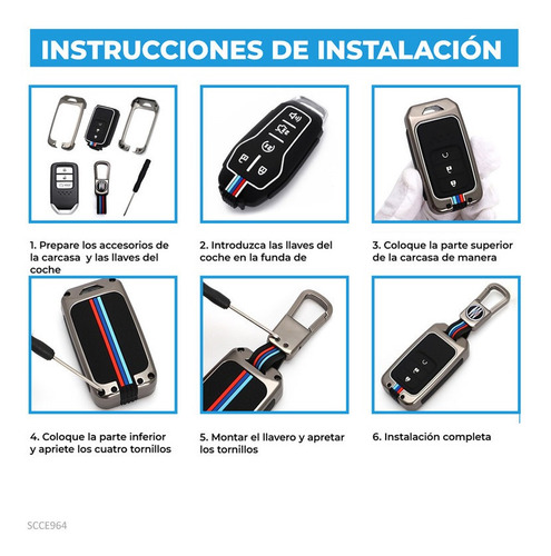 Carcasa Funda Llave Control Honda Accord 2015 Foto 5