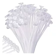 Palos Plásticos Para Globos X100 Para Eventos