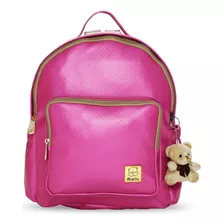 Mochila Maternidade Bebe Miellu Pink Barbie + Ursinho