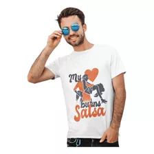 Playera Ecologica De Amor A La Salsa Para Hombre