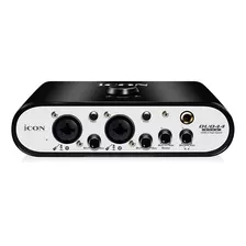 Placa De Audio Icon Duo44 Live 2 Canais Combo Usb Midi