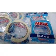 Cinta Bifaz Auca Transparente 12 Mm X 25 Mts X 6 Unidades