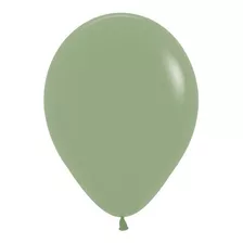 Balão Látex R5 Cor Eucalipto - Sempertex 1 Pacote