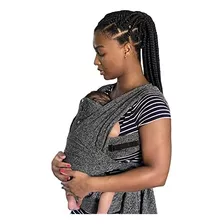 Portabebé Boppy: Comfyfit Ajustable, Gris Jaspeado, Envoltur